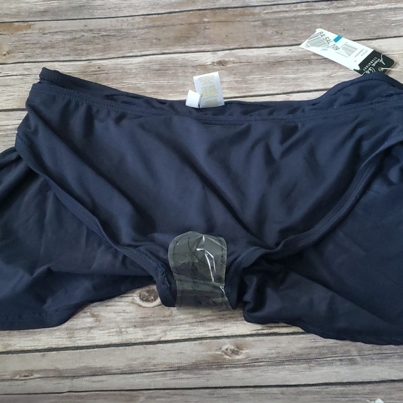 Anne Cole navy blue skirted swim bottom NWT - Picture 6 of 11